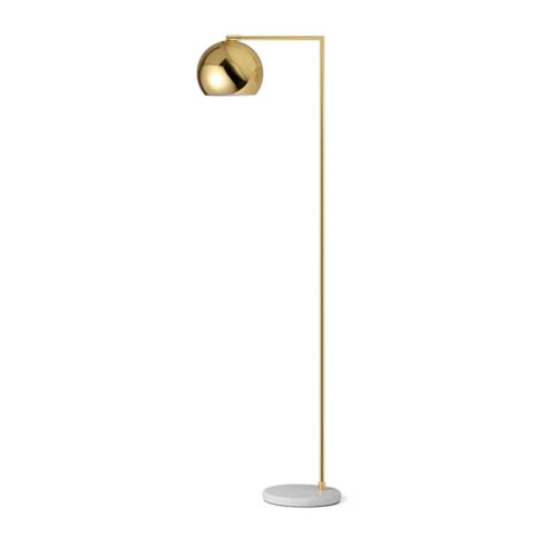 Modern New Design Golden Metal Shade Standing Floor Lamp for Bedroom