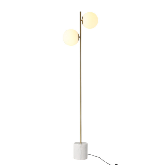 Modern Floor Stand Light Marble Base Gold Led Corner Floor Stand Lamp for Hotel Room
