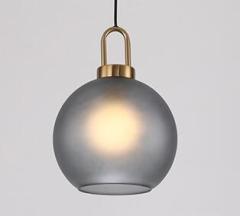 Indoor Cluster E27 Smoke Grey Glass Chandelier Modern Home Lighting Bubble Ball LED Ceiling Pendant Light for Living Room