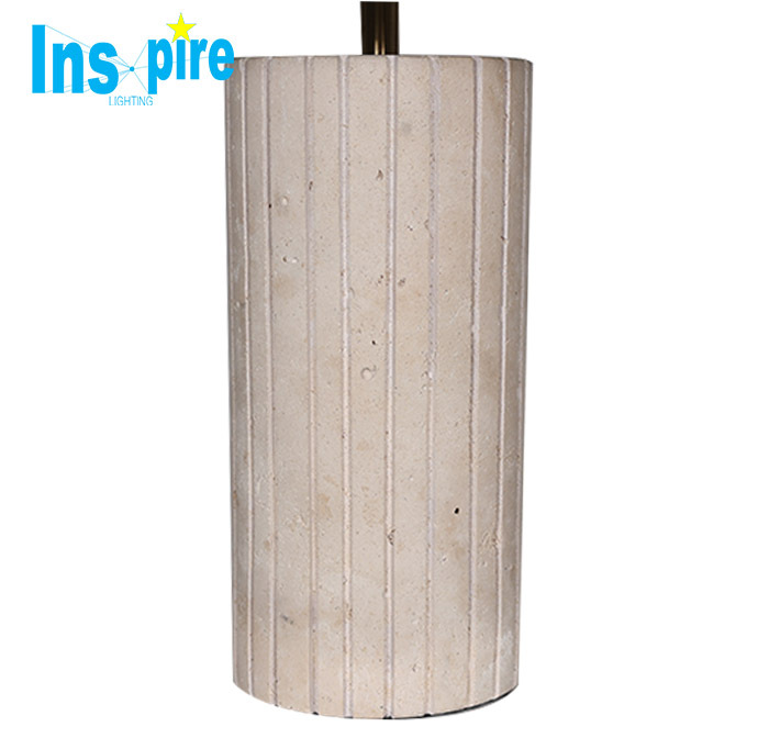 Nordic Retro Mushroom Table Lamp Led Metal Travertine Hotel Bedside Lamp Home Decor Lighting Table Lamp