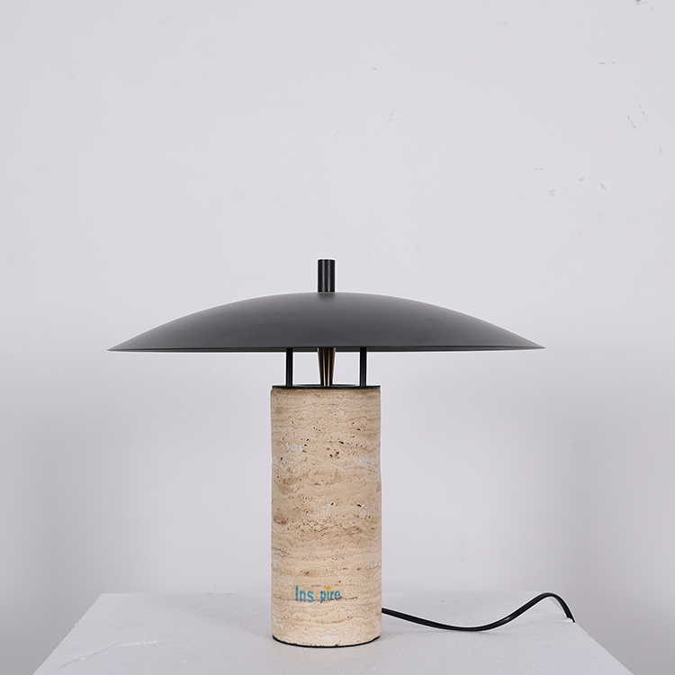 Travertine Luxury Modern Mushroom Simple Living Room Tischlampe Led Bedside Reading Desk Lampe De Table Lamp for Restaurants