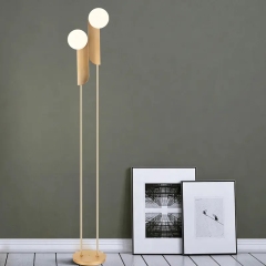 Nordic Hotel Golden Metal Frame Decorative Lighting LED Modern Standing Floor Lamp for Living Room Decor