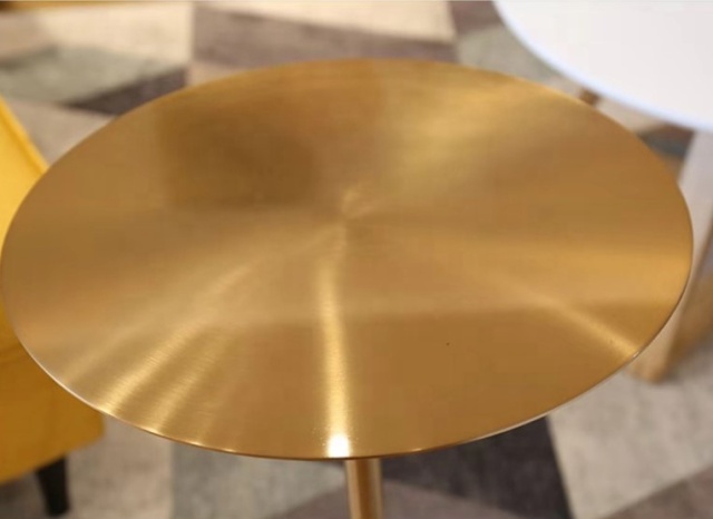 Nordic Office Luxury Designer Arc Stand Gold Corner Reading Led Floor Lamp with Marble Coffee Table