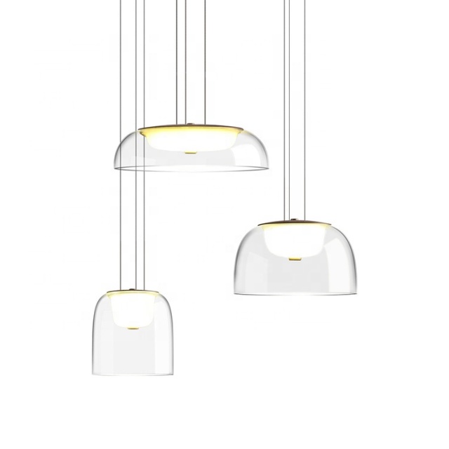 Hotel Dining Room Decor White Luxury Modern Art Design Blown Glass Chandelier Pendant Light
