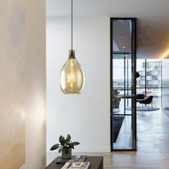 Nordic Glass Pendant Light Fixture Minimalist Kitchen Island Dining Table Living Room LED Glass Pendant Lamp