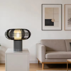 Nordic Designer Table Lamp Home Living Room Bedside Decorative Hotel Iron Glass Table Lamp for Bedroom