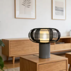 Nordic Designer Table Lamp Home Living Room Bedside Decorative Hotel Iron Glass Table Lamp for Bedroom