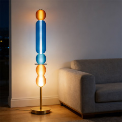 Modern Hotel Indoor Art Table Light Desk Lamp Glass Light Luxury Decorative Table Lamp for Reading Room Bedside Living Room