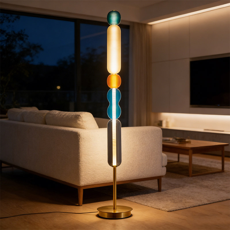 Modern Hotel Indoor Art Table Light Desk Lamp Glass Light Luxury Decorative Table Lamp for Reading Room Bedside Living Room