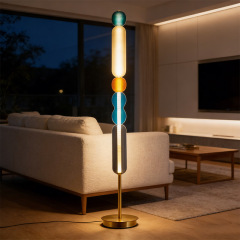 Modern Hotel Indoor Art Table Light Desk Lamp Glass Light Luxury Decorative Table Lamp for Reading Room Bedside Living Room