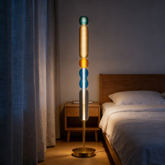 Modern Hotel Indoor Art Table Light Desk Lamp Glass Light Luxury Decorative Table Lamp for Reading Room Bedside Living Room