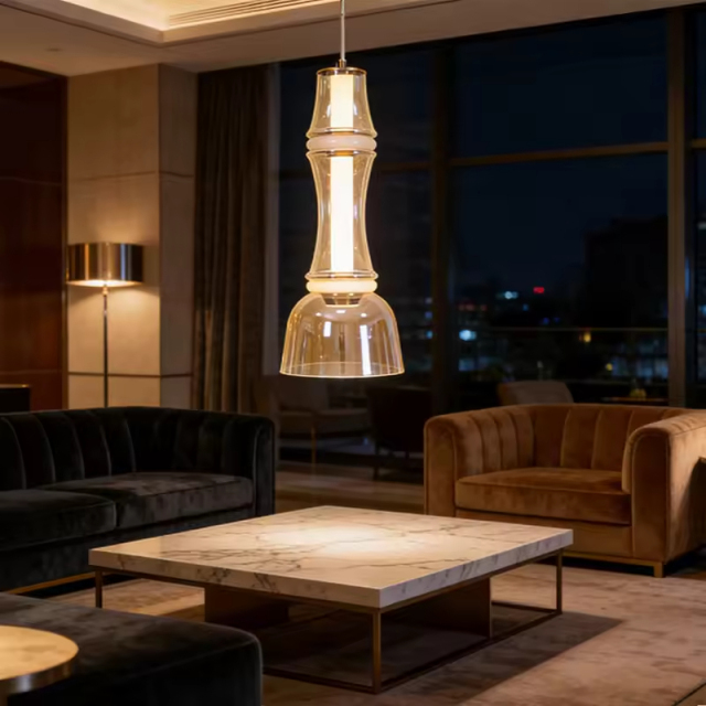 Modern Postmodern Creative Glass Pendant Light LED Fixtures Ceiling Bedroom Bar Hotel Home Decorative Chandelier Hanging Lamp