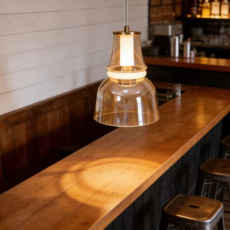 Morden Italy Designer Glass Ball Pendant Lamp Dining Table Decorative Lighting Bar Kitchen Hanging Lights for Restaurant