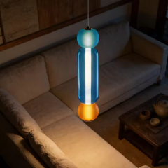 Nordic Minimalist LED Ceiling Light Modern Postmodern Creative Hotel Home Decor Glass Pendant Light for Bedside Living Room