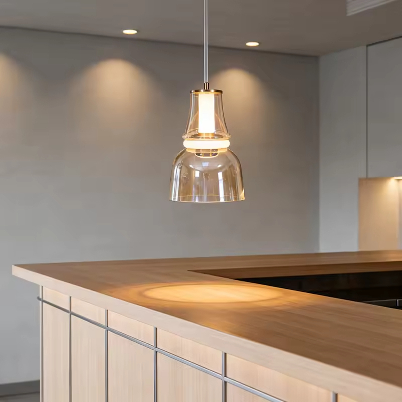 Morden Italy Designer Glass Ball Pendant Lamp Dining Table Decorative Lighting Bar Kitchen Hanging Lights for Restaurant