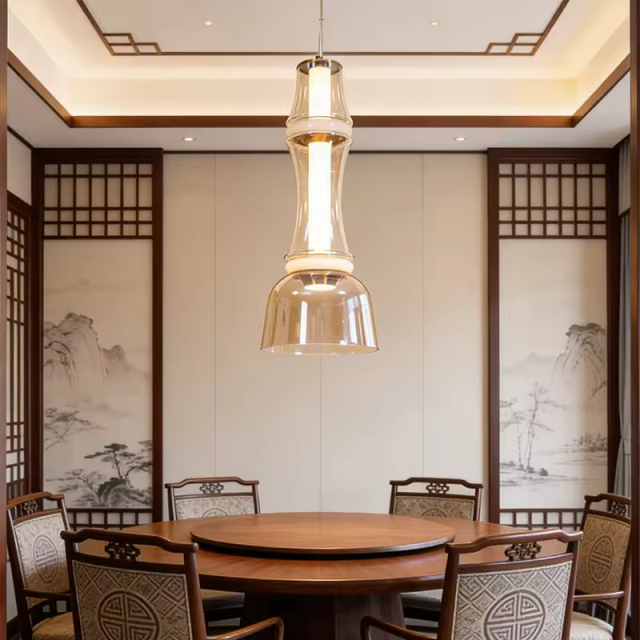 Modern Postmodern Creative Glass Pendant Light LED Fixtures Ceiling Bedroom Bar Hotel Home Decorative Chandelier Hanging Lamp