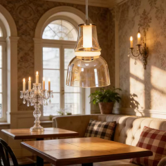 Morden Italy Designer Glass Ball Pendant Lamp Dining Table Decorative Lighting Bar Kitchen Hanging Lights for Restaurant
