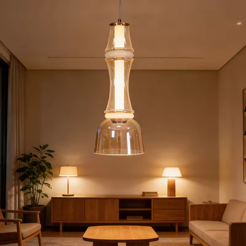 Modern Postmodern Creative Glass Pendant Light LED Fixtures Ceiling Bedroom Bar Hotel Home Decorative Chandelier Hanging Lamp
