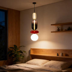 Modern Postmodern Creative Glass Pendant Light Villa Hotel Kitchen Dining Room Smoke Grey Glass Pendant Light