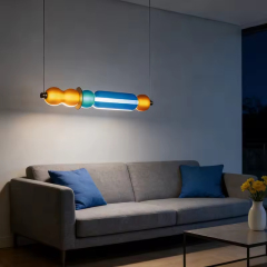 Nordic Minimalist LED Ceiling Light Modern Postmodern Creative Hotel Home Decor Glass Pendant Light for Bedside Living Room