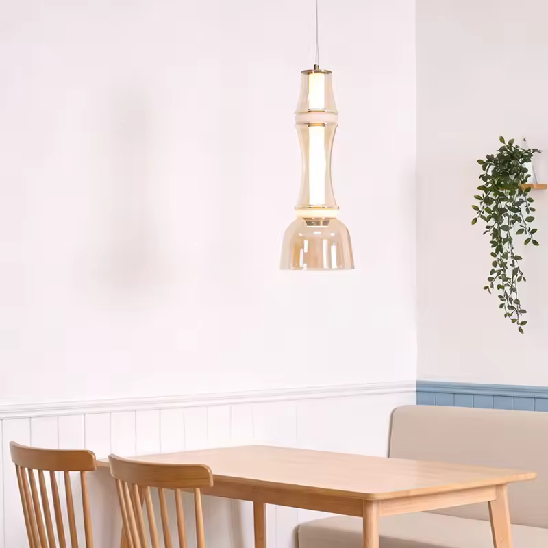 Modern Postmodern Creative Glass Pendant Light LED Fixtures Ceiling Bedroom Bar Hotel Home Decorative Chandelier Hanging Lamp