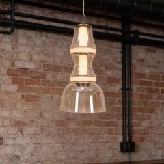Creative Modern Glass Pendant Lamp Bar Hotel Home Decorative Lighting Fixture Restuarant LED Hanging Lamp for Dining Room