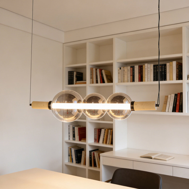 Modern Postmodern Creative Glass Pendant Light Villa Hotel Kitchen Dining Room Smoke Grey Glass Pendant Light