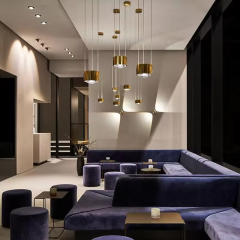 Modern Indoor Decorative Hanging Lamp Light Fixture Minimalist Metal Living Room Dining Room LED Pendant Lamp