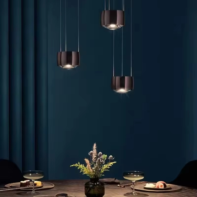 Modern Indoor Decorative Hanging Lamp Light Fixture Minimalist Metal Living Room Dining Room LED Pendant Lamp