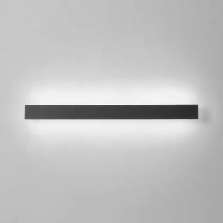 Modern Garden Sconce Exterior Linear Strip Outdoor Wall Lamp Warm White Long LED Outdoor Wall Light