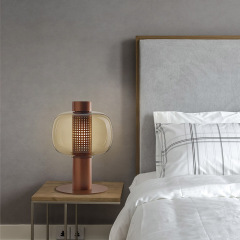 Postmodern Minimalist Creative Glass Living Room Table Lamp Nordic Style Living Room Bedside Bedroom Designer Study Table Lamp