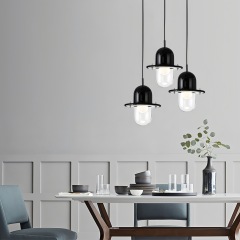 Modern Creative Glass Lamp Living Room Loft Simple Glass Ball LED Pendant Light