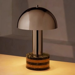 Luxury Table Lamp Creative New Bedroom Bedside Lamp Modern Simple Villa Study Mushroom Table Light