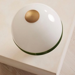New Modern Scandinavian Marble Table Lamp Creative Simple Bedroom Bedside Glass LED Mushroom Table Lamps