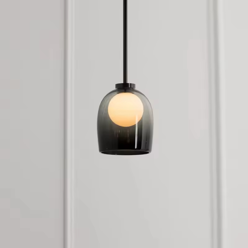 Modern Nordic Luxury LED Pendant Light Glass Hanging Chandelier for Restaurant Living Room Ceiling Modern Living Room Decor