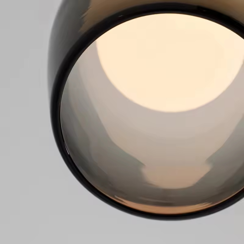 Modern Nordic Luxury LED Pendant Light Glass Hanging Chandelier for Restaurant Living Room Ceiling Modern Living Room Decor