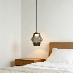 Morden Style Nordic Home Decorative Single Kitchen Blown Glass Pendant Ligh Chandelier for Bedroom Sofaside
