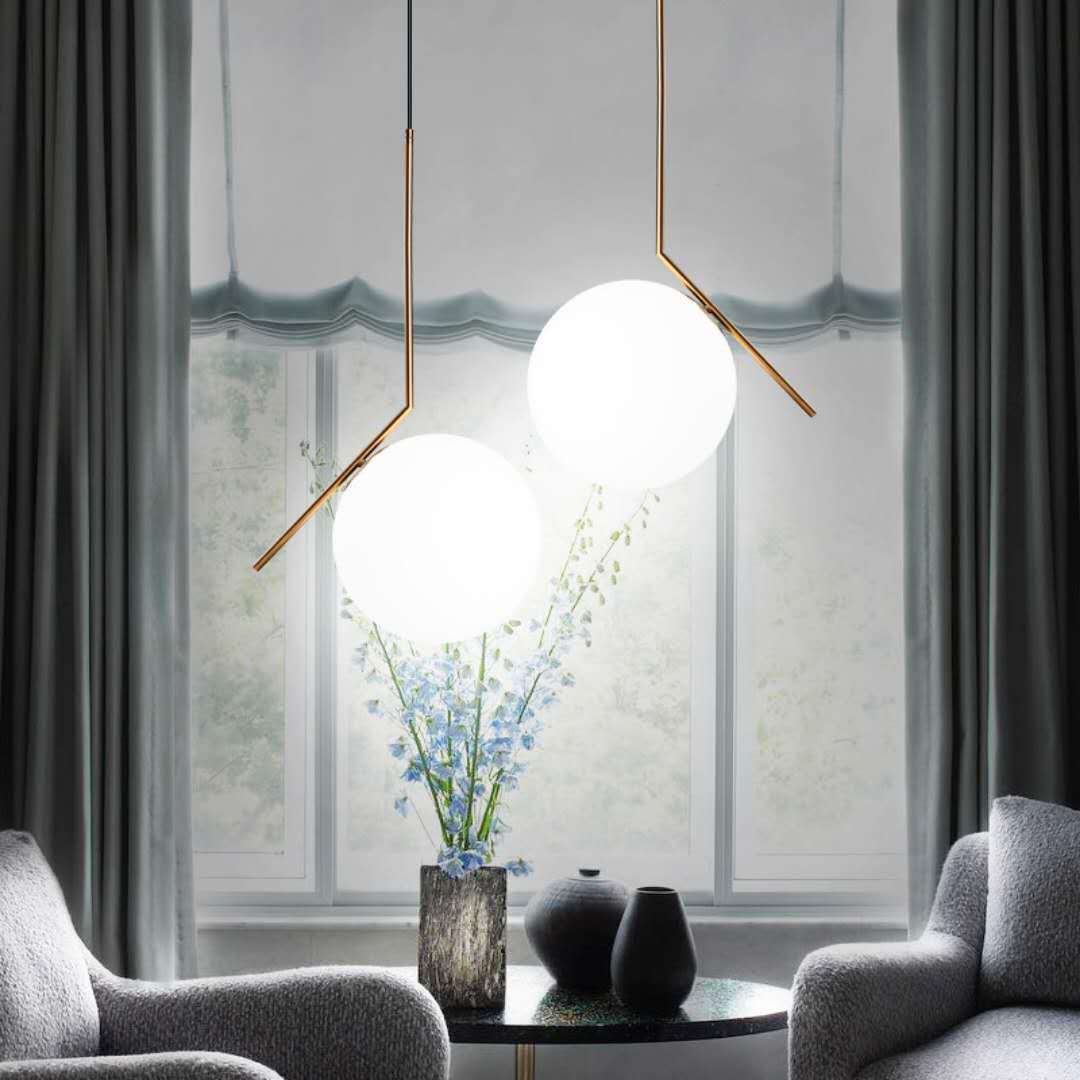 Modern Simply Hanging Lamp Metal Light Hotel Decoration Chandelier Restaurant Villa Modern Gold LED Pendant Light