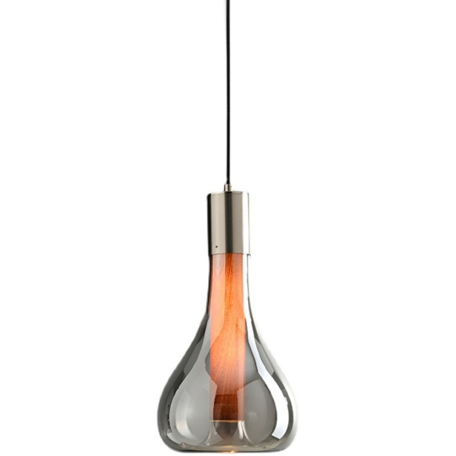 Italian Designer Restaurant Single-Head Chandelier Simple Creative Bar Home Office Decorative Glass Pendant Light