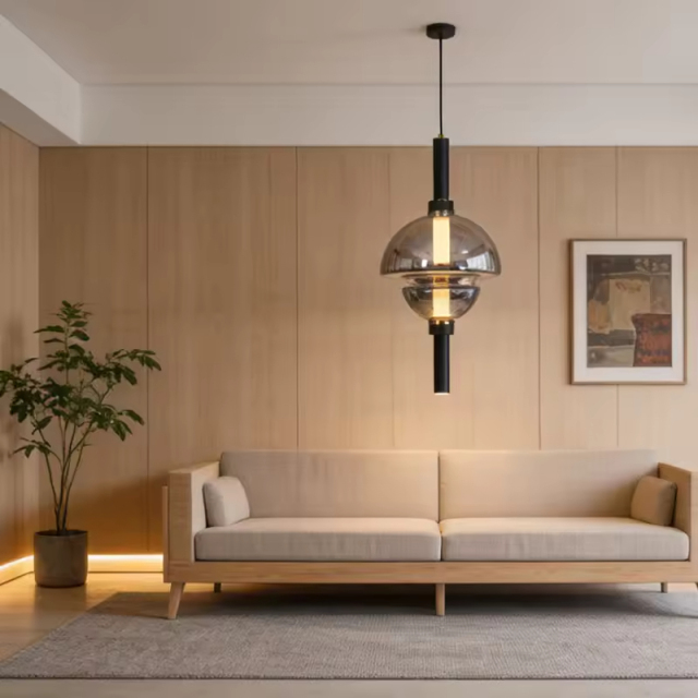 Modern Luxury Living Room Chandelier Light Hotel Fancy Pendant Lights Crystal Glass Pendant Lamp