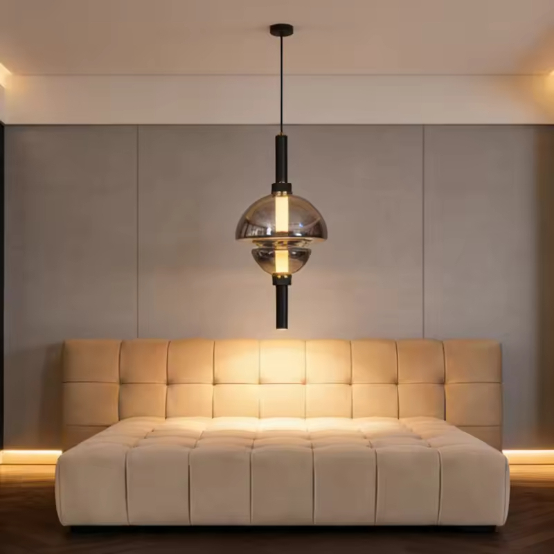 Modern Luxury Living Room Chandelier Light Hotel Fancy Pendant Lights Crystal Glass Pendant Lamp