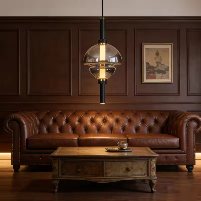 Modern Luxury Living Room Chandelier Light Hotel Fancy Pendant Lights Crystal Glass Pendant Lamp