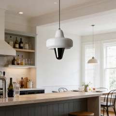 Post-Modern Creative Warm Dining Room Bar White Glass Chandelier for Indoor Use for Bedroom Hotel