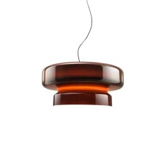 European Style Art Design Glass LED Chandelier Luxury Round Glass Pendant Light for Bedroom Hotel Decor