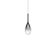 Creative Design Water Droplet Glass Chandelier Personalized Restaurant Bar Bedroom Bedside Small Pendant Light
