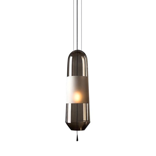 Nordic Creative Restaurant Chandelier Simple Personality Art Bedroom Bedside Villa Room Light Luxury Glass Small Pendant Light