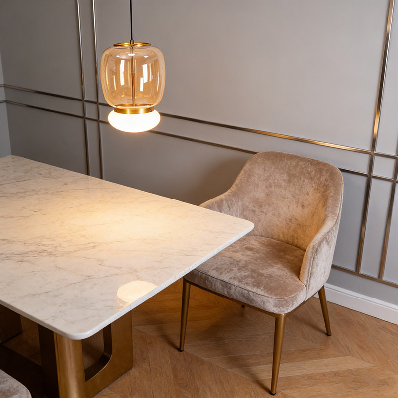 Modern Nordic Hanging Lamp Indoor Home Decor Glass Pendant Lights Fixtures for Kitchen Restaurant Dining Room