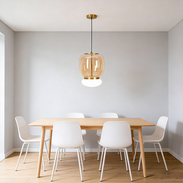 Modern Nordic Hanging Lamp Indoor Home Decor Glass Pendant Lights Fixtures for Kitchen Restaurant Dining Room