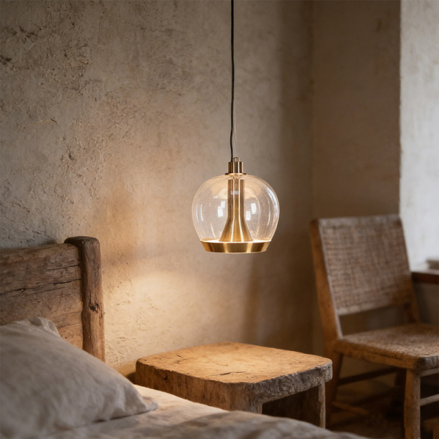 Italy Minimalist Dining Room Pendant Lamp Modern New High-class Art Glass Bedroom Bar Pendant Lamp