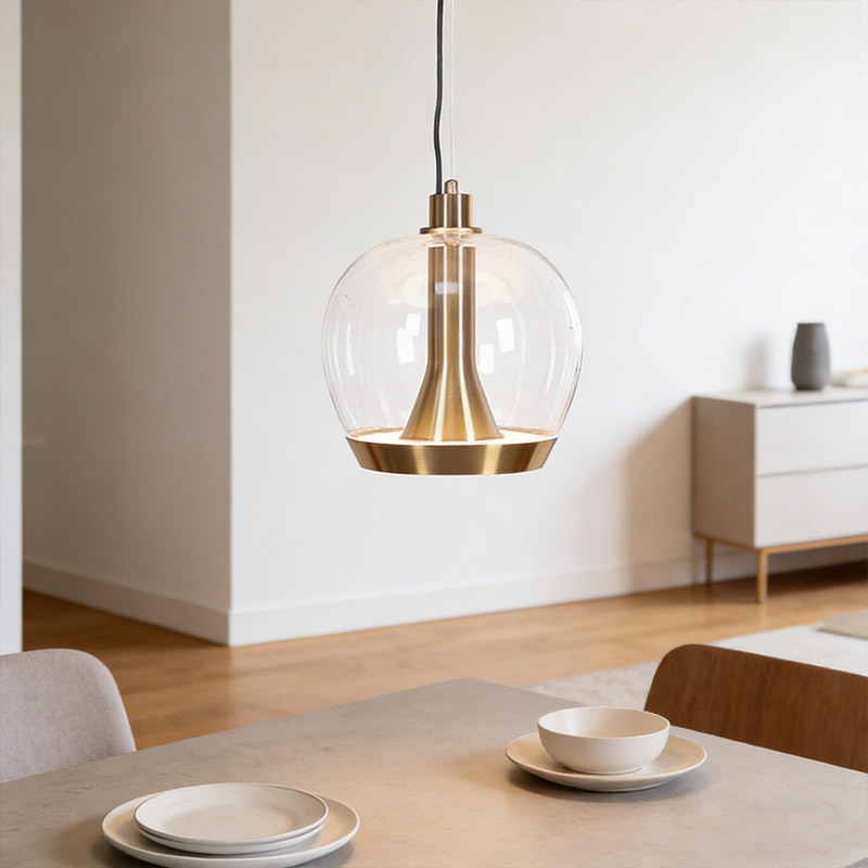 Italy Minimalist Dining Room Pendant Lamp Modern New High-class Art Glass Bedroom Bar Pendant Lamp
